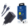 Ładowarka i akumulator 3MK Hyper Charger PD 45W Black + 2x USB-C-C Cables 5903108561952